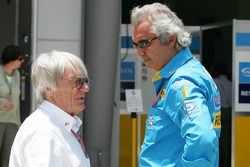 Bernie Ecclestone y Flavio Briatore