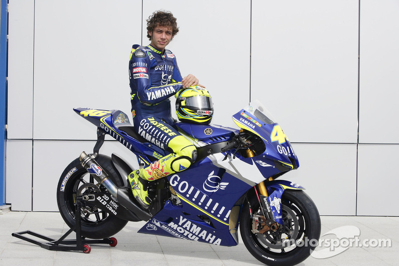 Sesión de fotos de Gauloises Yamaha Team: Valentino Rossi