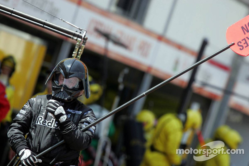Darth Vader als Lollipop-Mann