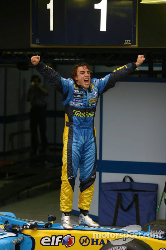 Il campione del mondo 2005 Fernando Alonso