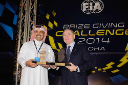 Nasser bin Khalifa al-Attiyah y Jean Todt