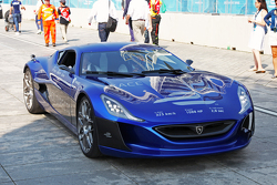 De volledig elektrische Rimac Automobili hypercar