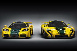 McLaren F1 GTR et la McLaren P1 GTR
