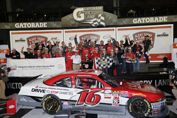 Race winner Ryan Reed, Roush Fenway Racing Ford celebrates