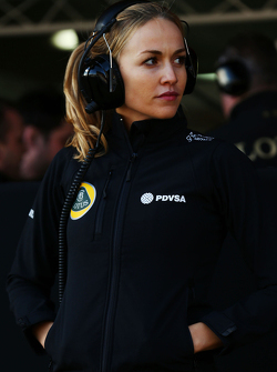 Carmen Jorda, piloto de desenvolvimento da equipe Lotus F1