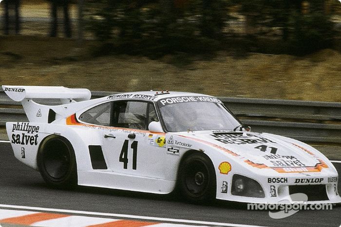 El 935 K3 #41 de Klaus Ludwig, Don Whittington y Bill Whittington ganó en Le Mans en 1979