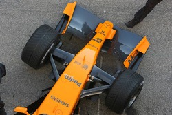Detail van de nieuwe McLaren MP4-21