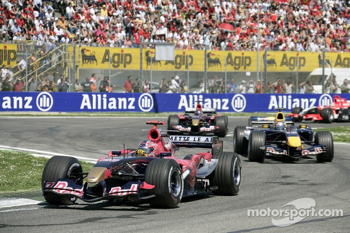 Vitantonio Liuzzi, Christian Klien y Scott Speed