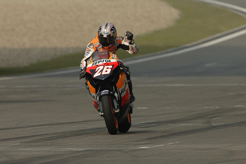 Le vainqueur de la course Dani Pedrosa