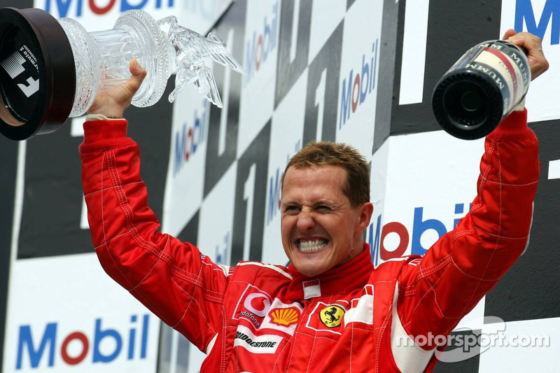 Podium: Michael Schumacher