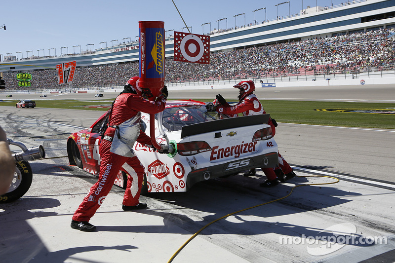 Boxenstopp eines NASCAR-Teams