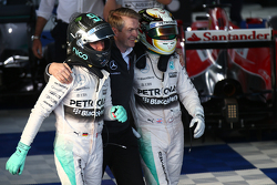 Nico Rosberg et Lewis Hamilton