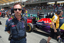 Christian Horner, Red Bull Racing-teambaas op de grid