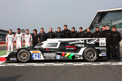 Nissan GT-R LM Nismo and #42 Strakka Racing Dome Strakka S103 - Nissan: Nick Leventis, Danny Watts, Jonny Kane