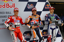 Andrea Dovizioso, Marc Marquez, Jorge Lorenzo