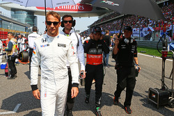 Jenson Button, McLaren sur la grille