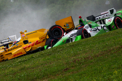 Симон Пажено, Team Penske Chevrolet, Райан Хантер-Рей, Andretti Autosport Honda, Себастьен Бурдэ, KV