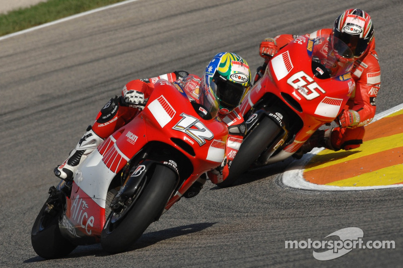 Troy Bayliss and Loris Capirossi