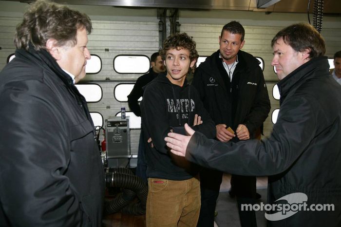 Valentino Rossi con Norbert Haug