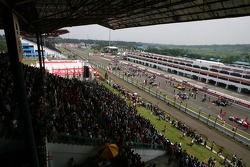 Vue des tribunes