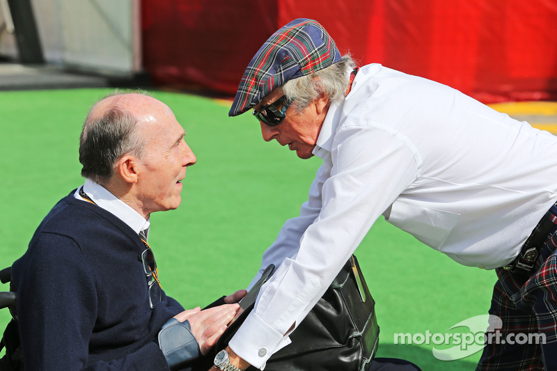 Sir Frank Williams, Williams Team Owner and Sir Jackie Stewart