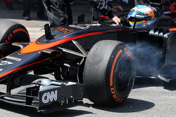 Фернандо Алонсо, McLaren MP4-30, сход