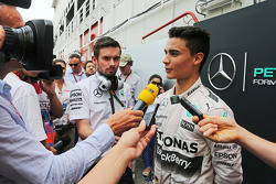 Pascal Wehrlein, Mercedes AMG F1 piloto reserva com a mídia