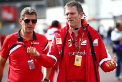 Graeme Lowdon, CEO de Manor F1 Team et James Allison, directeur technique châssis de Ferrari