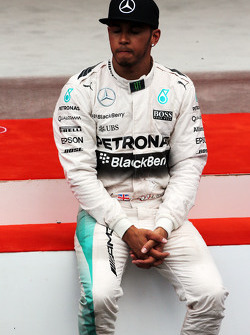 Lewis Hamilton, Mercedes AMG F1 en el podio