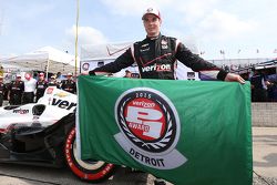 Ganador de la pole Will Power, del equipo Penske Chevrolet