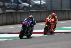 Jorge Lorenzo, Yamaha Factory Racing, et Marc Marquez, Repsol Honda Team