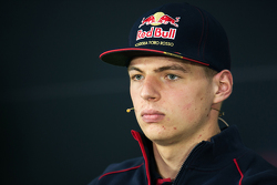 Max Verstappen, Scuderia Toro Rosso, lors de la conférence de presse FIA