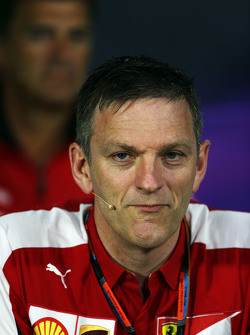 James Allison, director técnico de chasis de Ferrari en la conferencia de prensa de la FIA