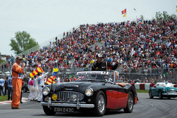 Pastor Maldonado, Lotus F1 Team en el desfile de pilotos