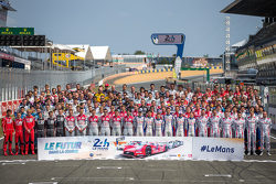 Foto de pilotos de las 24 hours de Le Mans 2015