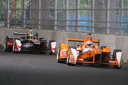 Jean-Eric Vergne, Andretti Autosport et Bruno Senna, Mahindra Racing