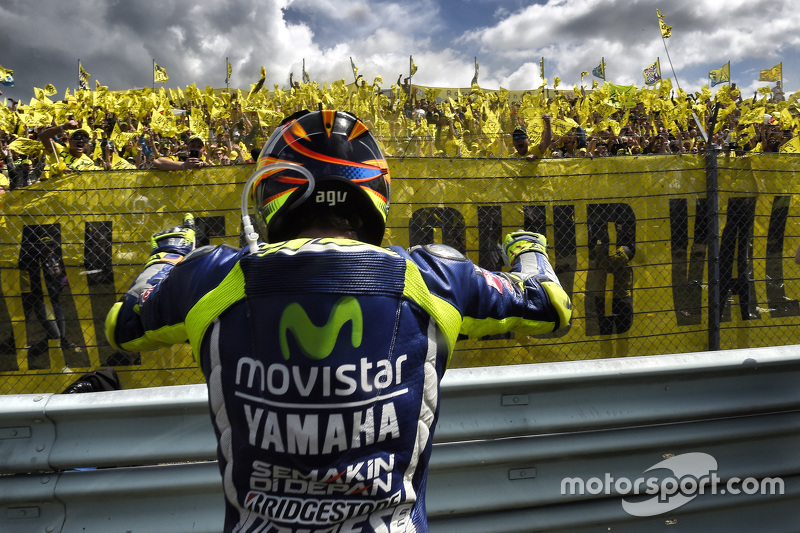 Winner Valentino Rossi, Yamaha Factory Racing