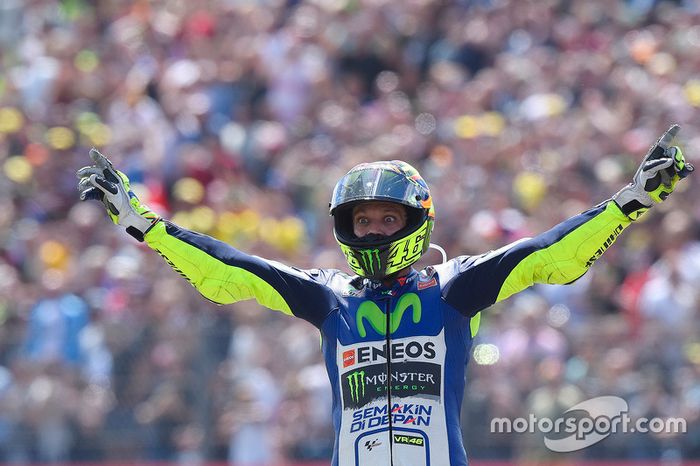 Ganador de la carrera Valentino Rossi, Yamaha Factory Racing