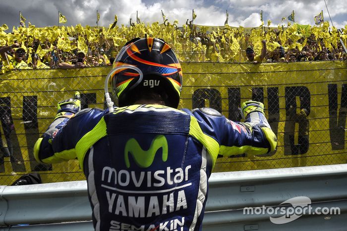 Ganador de la carrera Valentino Rossi, Yamaha Factory Racing