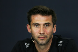 Matthew Carter, Lotus F1 Team lors de la conférence de presse de la FIA