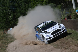 Ott Tanak et Molder Raigo, M-Sport Ford Fiesta WRC