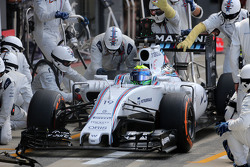 Felipe Massa, Williams F1 Team pendant un arrêt aux stands