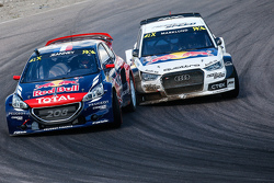 Davy Jeanney, Team Peugeot Hansen et Anton Marklund, EKSRX Audi S1 quattro