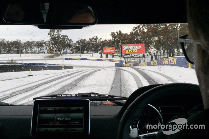 Bathurst bajo la nieve
