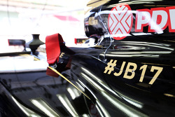 La Lotus F1 E23 avec un hommage à Jules Bianchi