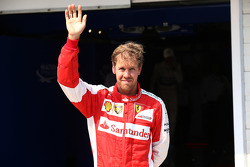 Terzo posto Sebastian Vettel, Ferrari