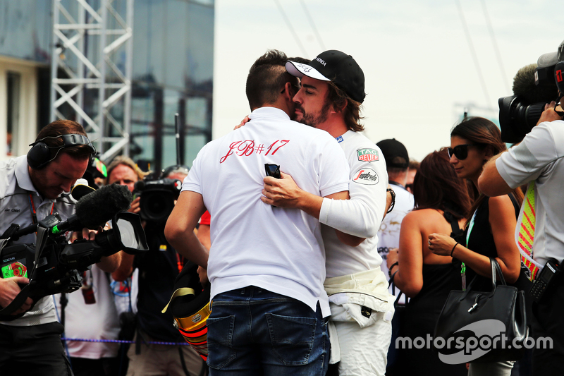 Con Jules Bianchi, Fernando Alonso Alonso perdió un amigo