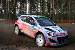 Hayden Paddon et John Kennard, Hyundai i20 WRC, Hyundai Motorsport