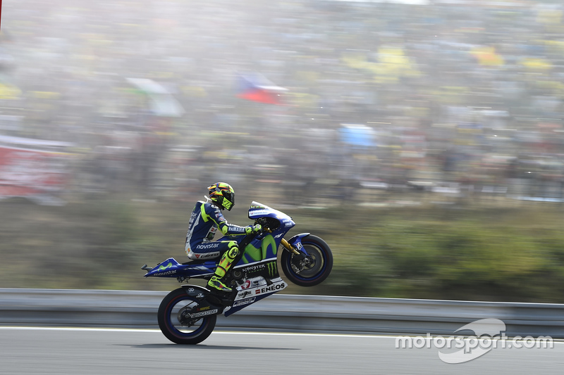 Third place Valentino Rossi, Yamaha Factory Racing