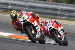 Andrea Iannone et Andrea Dovizioso, Ducati Team
